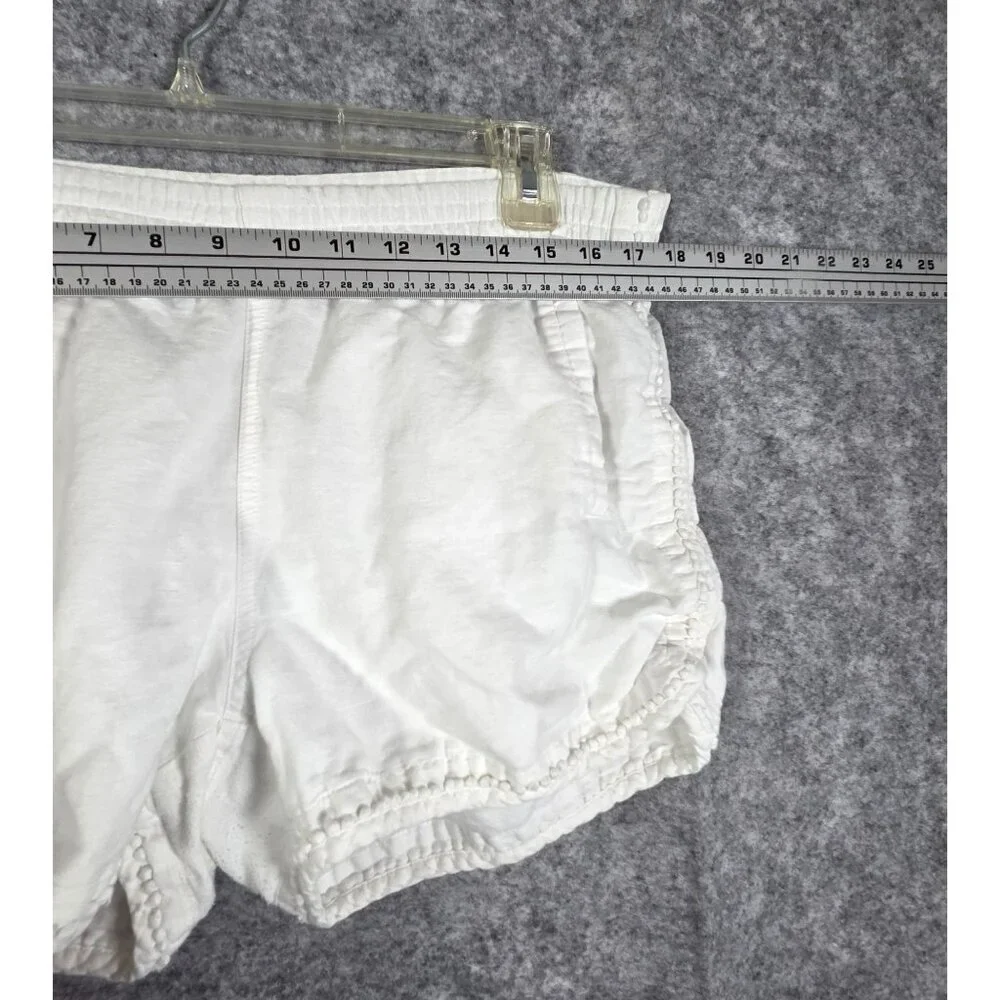 J. Crew Women's White Casual Shorts Size S Classic Preppy Summer Lightweight